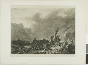 Alpine Landscape by Alexandre Calame