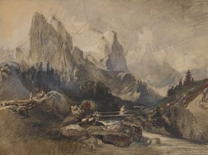 The Wetterhorn in the Bernese Oberland