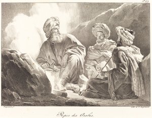 Rest of the Arabs by Alexandre Evariste Fragonard