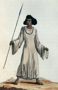 Native of the Upper Nile Region in Typical Clothing by Nicolas Toussaint Charlet