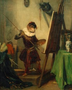 Monkey as Painter