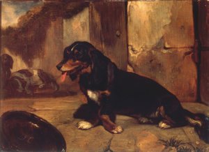 Basset Hound by Alexandre Gabriel Decamps