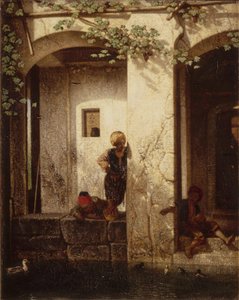 Souvenir of Asia Minor, also called Turkish Children by a Fountain