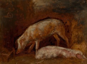 Study of Pigs, 1850-60