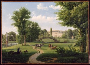 View of the Chateau de Villiers-Saint-Paul, near Senlis