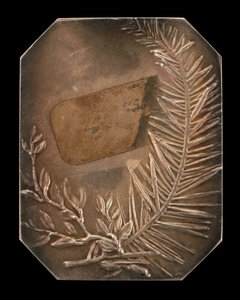 Intertwined Branches of Laurel and Evergreen (reverse) by Alexandre Louis Marie Charpentier