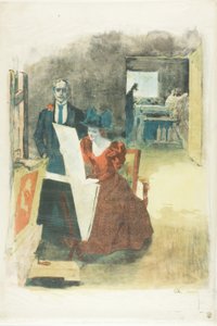 Cover for the Portfolio, The Painters-Lithographers by Alexandre Lunois