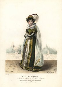 Marie Dorval as Queen Elisabeth in Le Chateau de Kenilworth