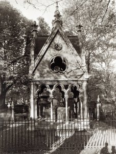 The Tomb of Abelard and Heloise by Alexandre Marie Lenoir