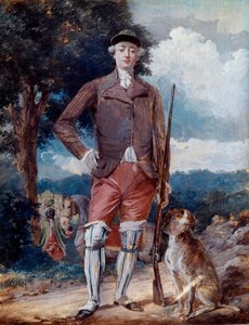 Portrait of Charles-Philippe of France, Count of Artois, Future Charles X, in Hunter