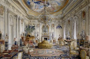 Large Hall or Louis XVI Style White Hall, Chateau de Ferrieres
