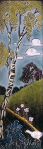 Modernist Enamel (Detail) by Alexandre de Riquer