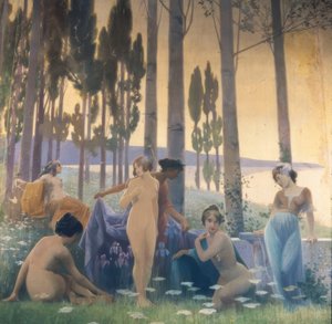 Mural Representing an Allegory of Agriculture, Industry and Export