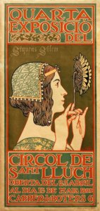 Fourth Exhibition of the Circle of Saint Lluch by Alexandre de Riquer i Inglada