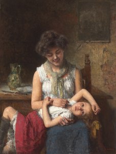 Moody Girl, c.1900