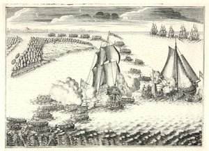 The Battle at the Mouth of the Neva on May 18, 1703