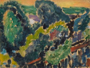 Landscape on Lake Geneva