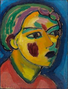 Poet Mystical head, 1917