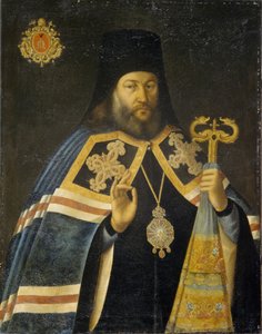 Theodosius Yankovsky, Archbishop of St. Petersburg and Prior of Alexander Nevsky Monastery by Alexei Petrovich Antropov