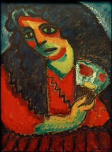 Woman with Fan