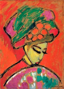 Young Girl with a Flowered Hat