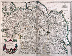 Empire of Russia and Tartary by Alexis Hubert Jaillot