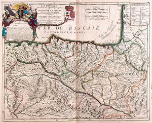Gulf of Biscay and Navarre, Spain by Alexis Hubert Jaillot