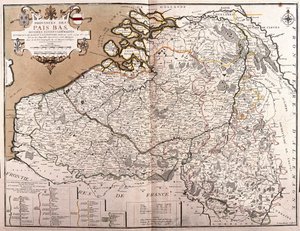 Low Countries by Alexis Hubert Jaillot