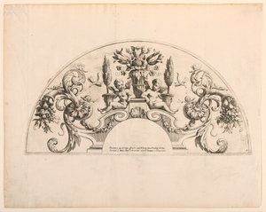 Fan Leaves, Fifth and Sixth Plates of the Set, "Divers Desseins de Grands Eventails, Encrans, et Autres Ornamens, Inventés et Gravés par Nicolas Loire"