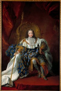 Portrait of Louis XV as a Child on His Throne