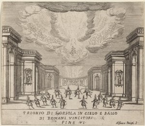 The Triumph of Saint Ursula in Heaven and the Roman Conquerors by Alfonso Parigi II
