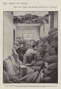 The Defence of the Besieged British Legation in Peking During the Boxer Rebellion by Alfred (after) Pearse