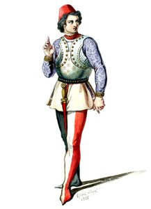 La Magicienne - Costume Designs by Alfred Albert - Squire, Men