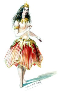 The Sorceress - Costume Designs - Salamander (retouched)