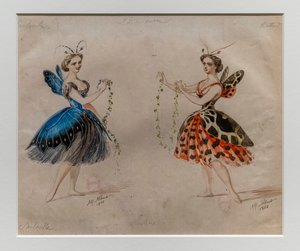 The Source. Ballet by Ludwig Minkus and Leo Delibes. Model of Costume