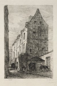 House Called the White Queen, Rue de Marmousets by Alfred Alexandre Delauney