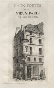 Turret, Rue de Coq Saint-Jean by Alfred Alexandre Delauney