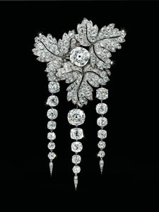 "Feuilles de Groseillier" Brooch, c.1855