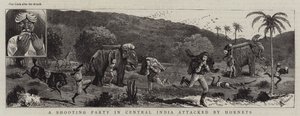 A Shooting Party in Central India Attacked by Hornets by Alfred Chantrey Corbould