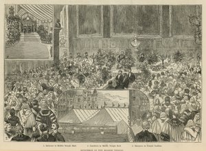 The Royal Courts of Justice: Luncheon in the Middle Temple by Alfred Chantrey Corbould