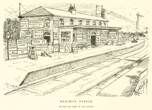 Railway Puzzle by Alfred Courbould