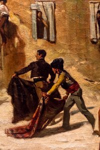 Fight of Novillos (Detail)