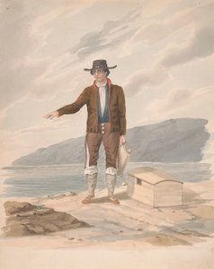 Man Standing on Seashore - Hierro
