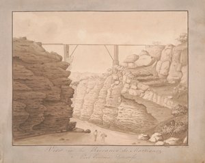 View in the Barranco de Martianez, Port Orotava, Tenerife, Looking Southward by Alfred Diston