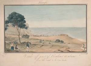 View of Part of Realesco de Abasco from the Road to La Cruz Santa by Alfred Diston