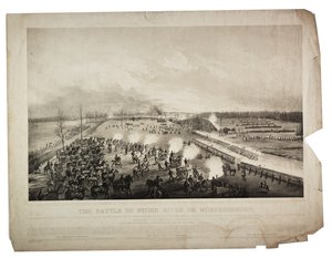 The Battle for Stone River or Murfreesboro, 1863