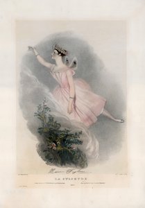 Marie Taglioni in La Sylphide