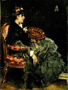 Seated Lady with a Fan