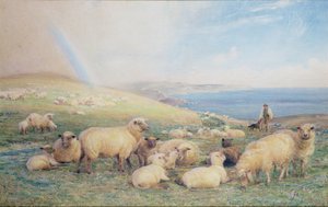 On the Hillside in Spring, Amberley, 1888