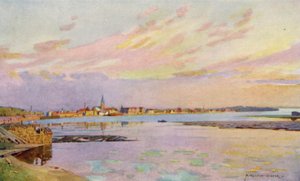 Lulea, Lapland, the export harbour for iron ore by Alfred Heaton Cooper